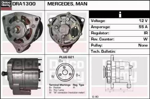 Remy DRA1300 - Alternator www.molydon.hr