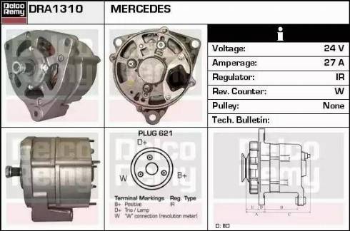 Remy DRA1310 - Alternator www.molydon.hr