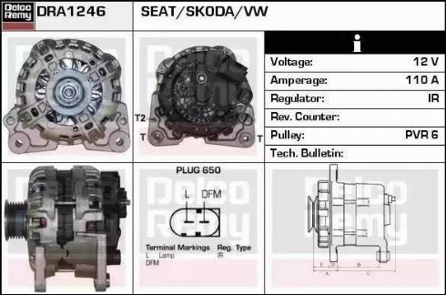 Remy DRA1246 - Alternator www.molydon.hr