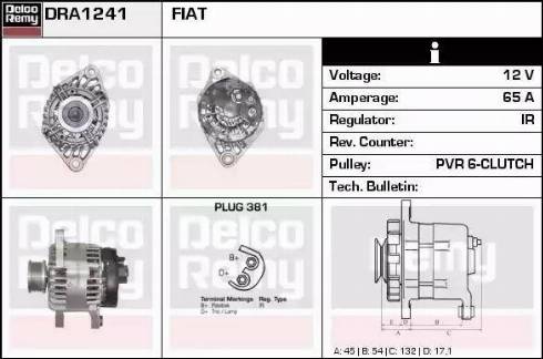 Remy DRA1241 - Alternator www.molydon.hr