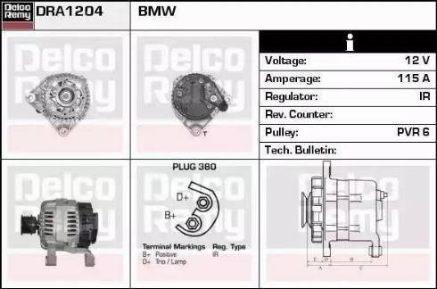 Remy DRA1204 - Alternator www.molydon.hr