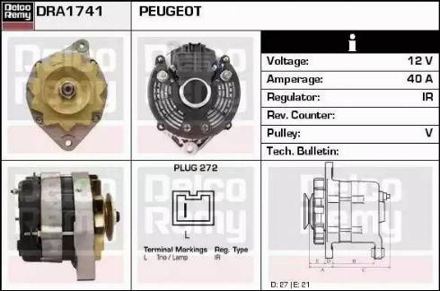 Remy DRA1741 - Alternator www.molydon.hr