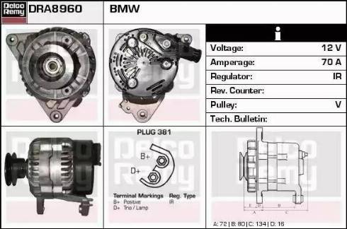 Remy DRA8960 - Alternator www.molydon.hr