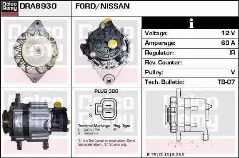 Remy DRA8930 - Alternator www.molydon.hr