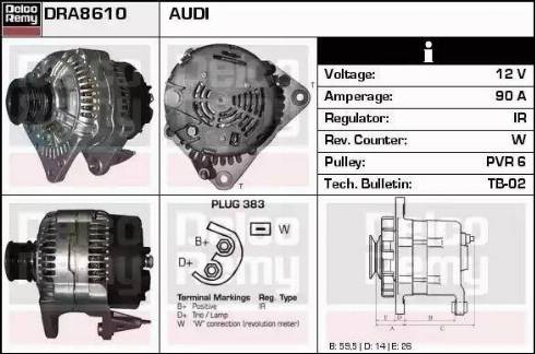 Remy DRA8610 - Alternator www.molydon.hr