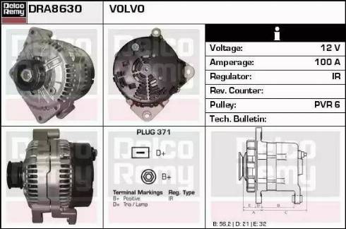 Remy DRA8630 - Alternator www.molydon.hr