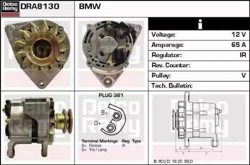 Remy DRA8130 - Alternator www.molydon.hr