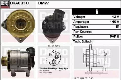 Remy DRA8310 - Alternator www.molydon.hr