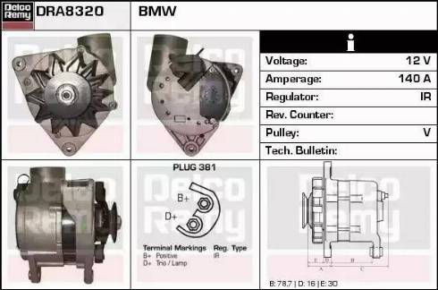 Remy DRA8320 - Alternator www.molydon.hr