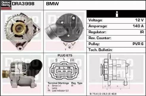 Remy DRA3998 - Alternator www.molydon.hr