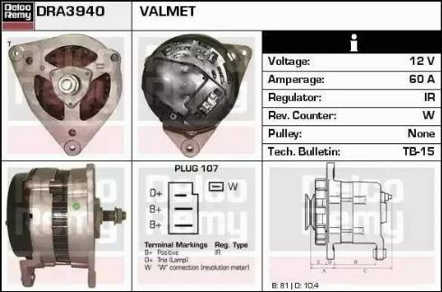 Remy DRA3940 - Alternator www.molydon.hr