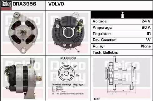 Remy DRA3956 - Alternator www.molydon.hr