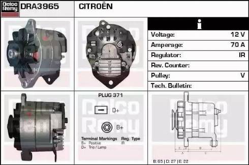 Remy DRA3965 - Alternator www.molydon.hr