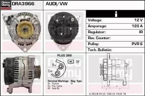 Remy DRA3966 - Alternator www.molydon.hr