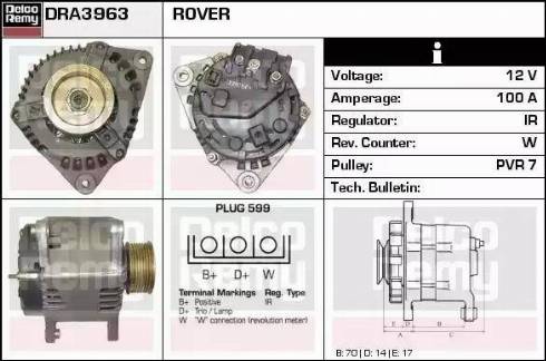 Remy DRA3963 - Alternator www.molydon.hr