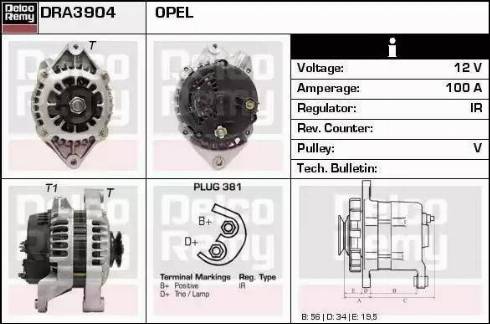 Remy DRA3904N - Alternator www.molydon.hr