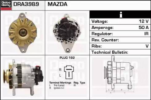 Remy DRA3989 - Alternator www.molydon.hr