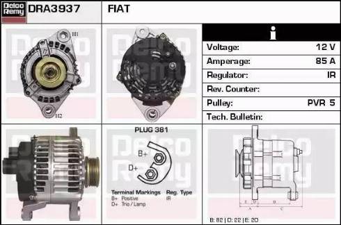 Remy DRA3937 - Alternator www.molydon.hr