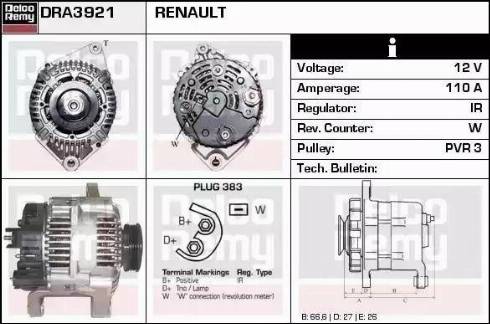 Remy DRA3921 - Alternator www.molydon.hr