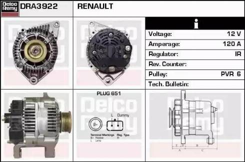 Remy DRA3922 - Alternator www.molydon.hr