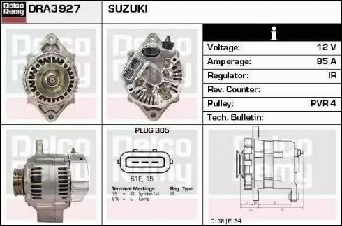 Remy DRA3927 - Alternator www.molydon.hr