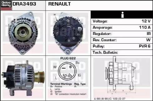 Remy DRA3493 - Alternator www.molydon.hr