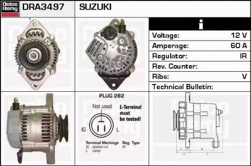 Remy DRA3497 - Alternator www.molydon.hr