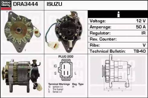 Remy DRA3444 - Alternator www.molydon.hr