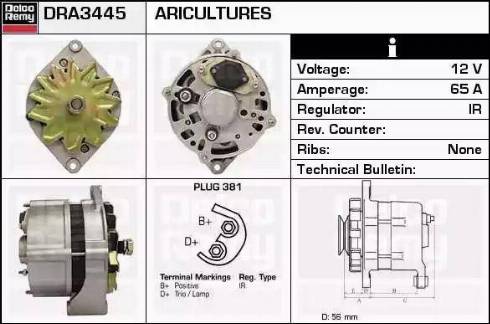 Remy DRA3445 - Alternator www.molydon.hr