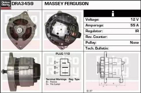 Remy DRA3459 - Alternator www.molydon.hr