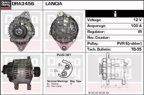 Remy DRA3456 - Alternator www.molydon.hr