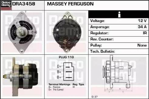 Remy DRA3458 - Alternator www.molydon.hr