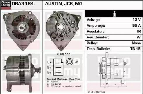 Remy DRA3464 - Alternator www.molydon.hr