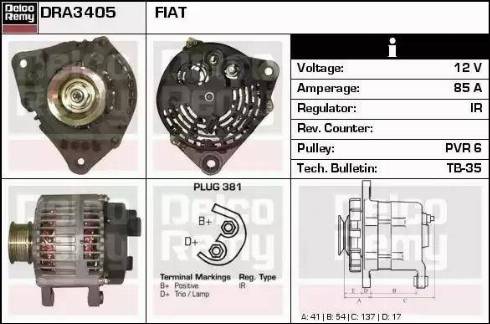 Remy DRA3405 - Alternator www.molydon.hr