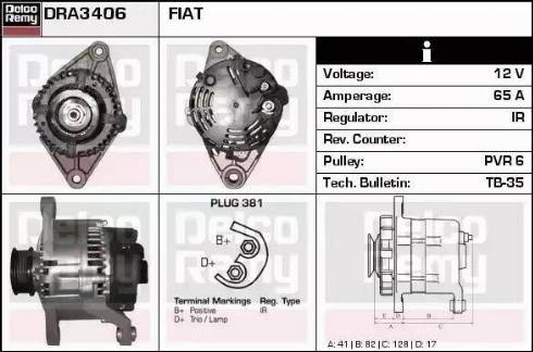 Remy DRA3406 - Alternator www.molydon.hr