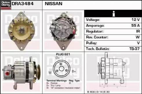 Remy DRA3484 - Alternator www.molydon.hr