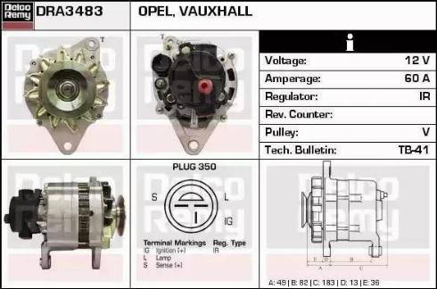 Remy DRA3483 - Alternator www.molydon.hr