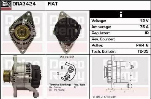 Remy DRA3424 - Alternator www.molydon.hr