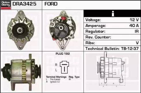 Remy DRA3425 - Alternator www.molydon.hr