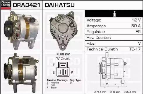 Remy DRA3421 - Alternator www.molydon.hr