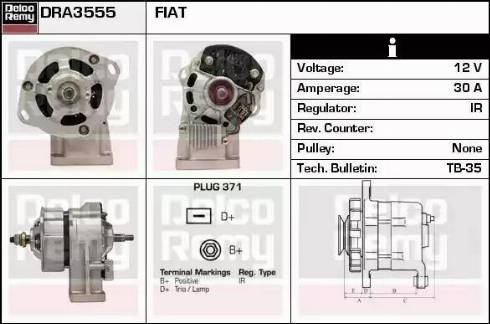 Remy DRA3555 - Alternator www.molydon.hr