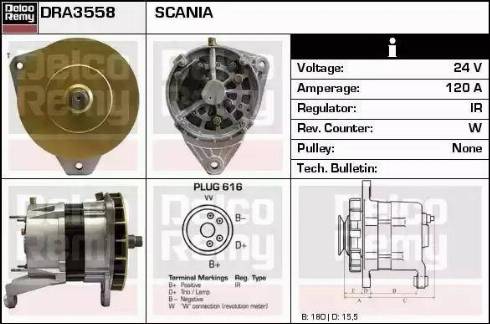 Remy DRA3558 - Alternator www.molydon.hr