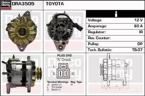 Remy DRA3505N - Alternator www.molydon.hr