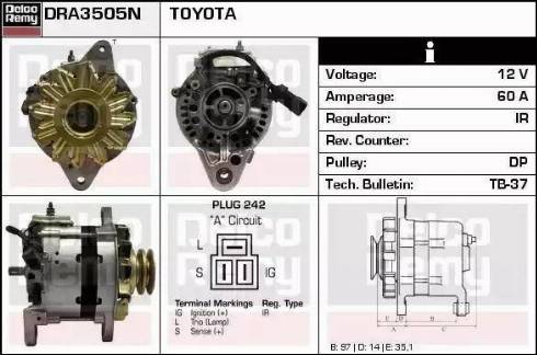 Remy DRA3505 - Alternator www.molydon.hr