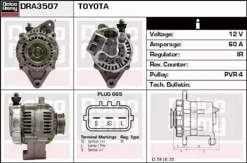 Remy DRA3507 - Alternator www.molydon.hr