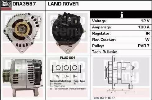 Remy DRA3587 - Alternator www.molydon.hr