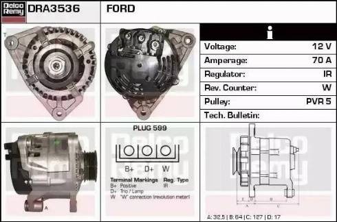 Remy DRA3536 - Alternator www.molydon.hr