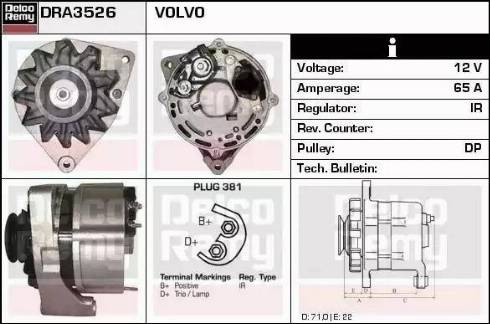 Remy DRA3526 - Alternator www.molydon.hr