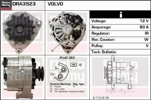 Remy DRA3523 - Alternator www.molydon.hr