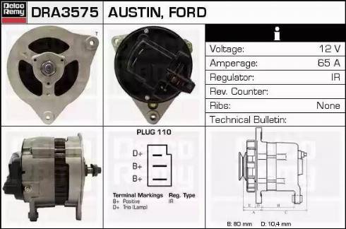 Remy DRA3575 - Alternator www.molydon.hr